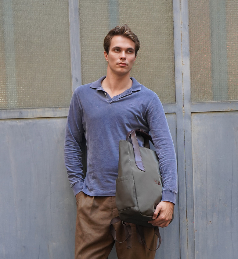 zaino made in italy per uomo